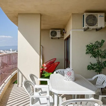 T2 15º Praia Mar Port - Wow Beach 2bd Flat Sea View - 300mts 2 Beach/wifi * Portimão
